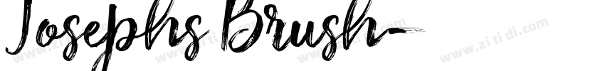 Josephs Brush字体转换